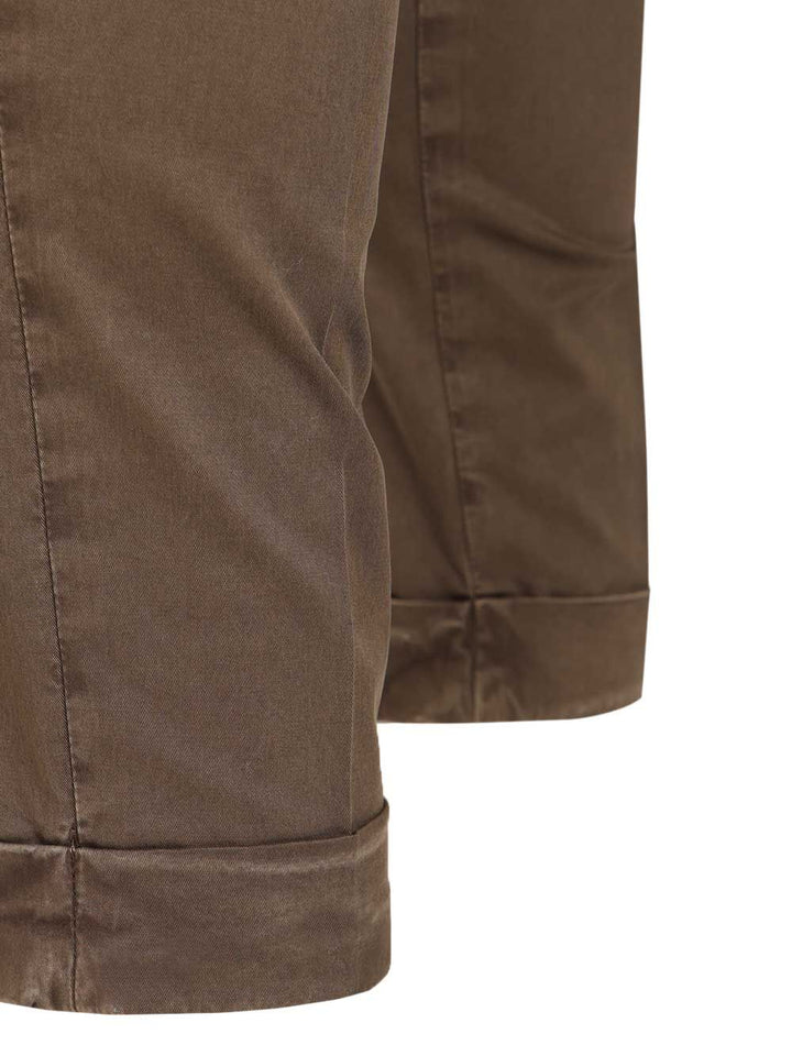 Al Duca D'Aosta Chino Trousers - Brown | 62cf6372eb5af01f364fa8d308225c701c7840bd