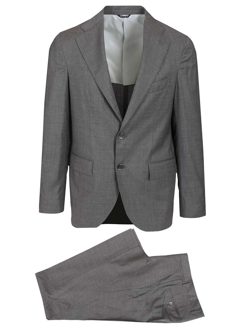 Al Duca D'Aosta Wool Canvas Dress Dresses - Grey | 2a25e9dff0189e94b3ace553acd8146538d011b8