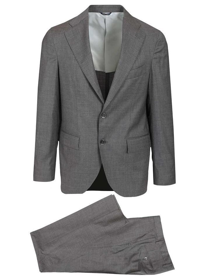 Al Duca D'Aosta Wool Canvas Dress Dresses - Grey | 2a25e9dff0189e94b3ace553acd8146538d011b8