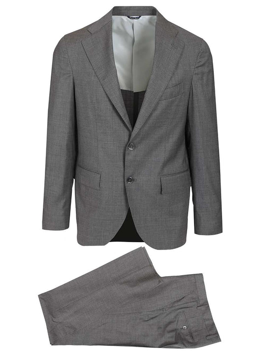 Wool Canvas Dress Dresses Grey
