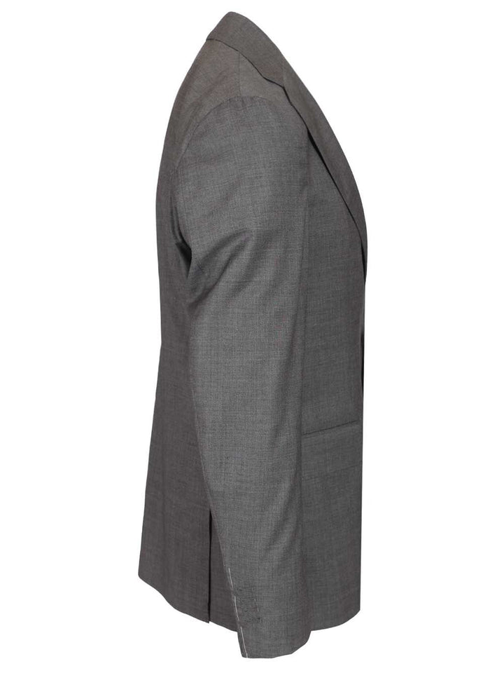 Al Duca D'Aosta Wool Canvas Dress Dresses - Grey | f0ac8ffb57dab358644b09d9171c5fa9e303240a