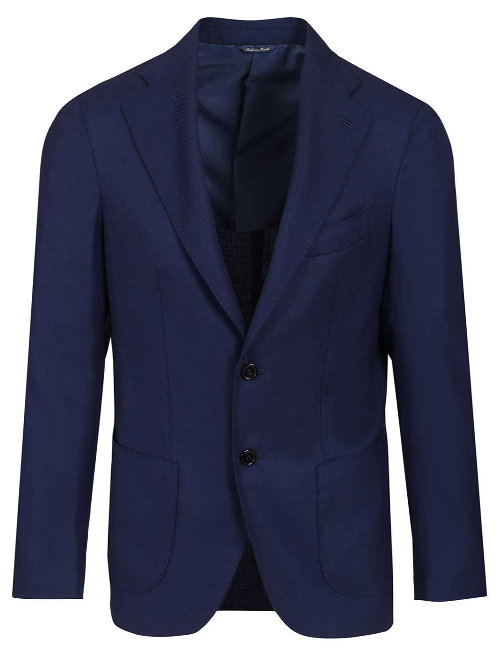 Al Duca D'Aosta Wool Blazer Jackets - Blue | fb49f062db7ca0e1cf4b9a1922d24d3d5217289d