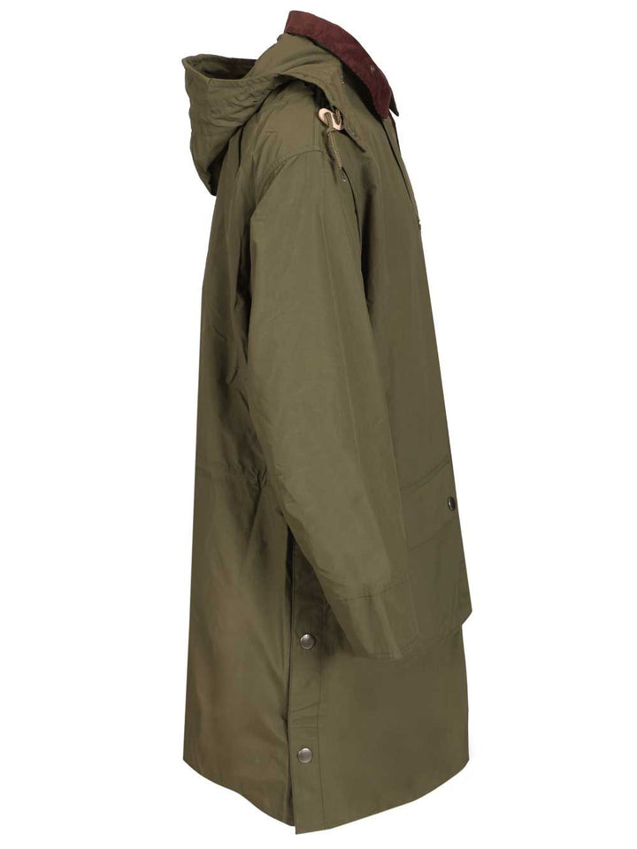 Barbour X Paul Smith Casual Parka Jackets - Green | 8998762bbc704476d2361f05bb80b4a125bd7085