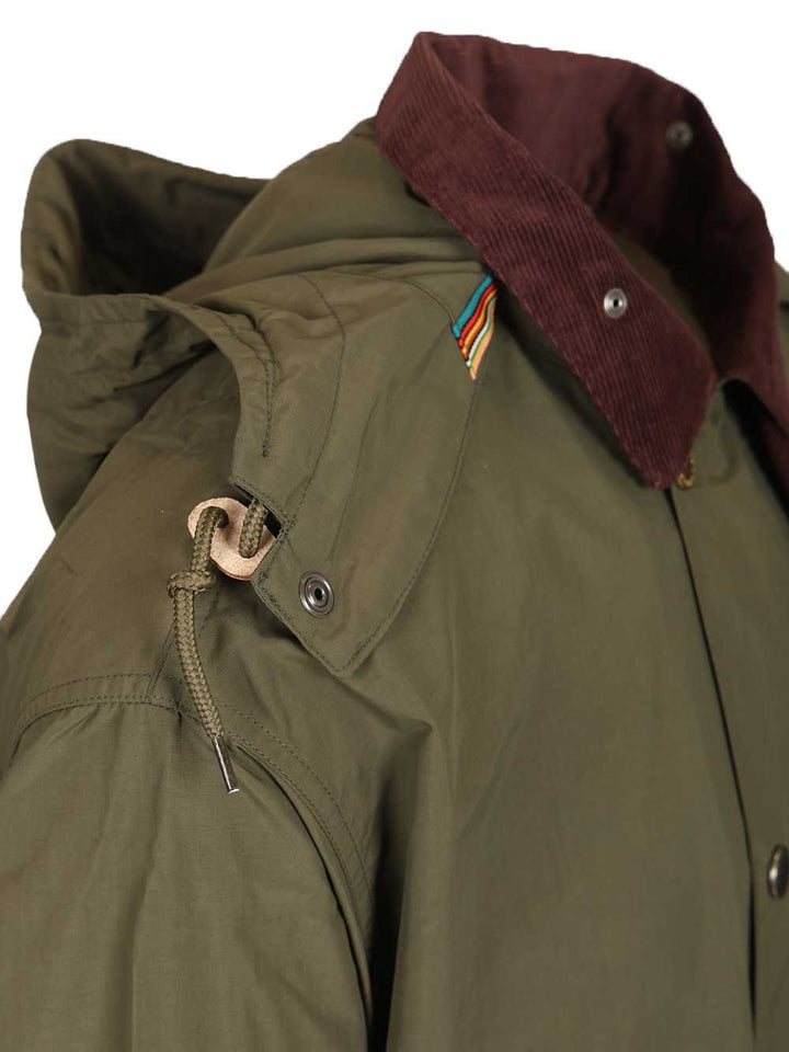 Barbour X Paul Smith Casual Parka Jackets - Green | ebae27db9aafc62374fa4bd3a0f548f1f09ddce0