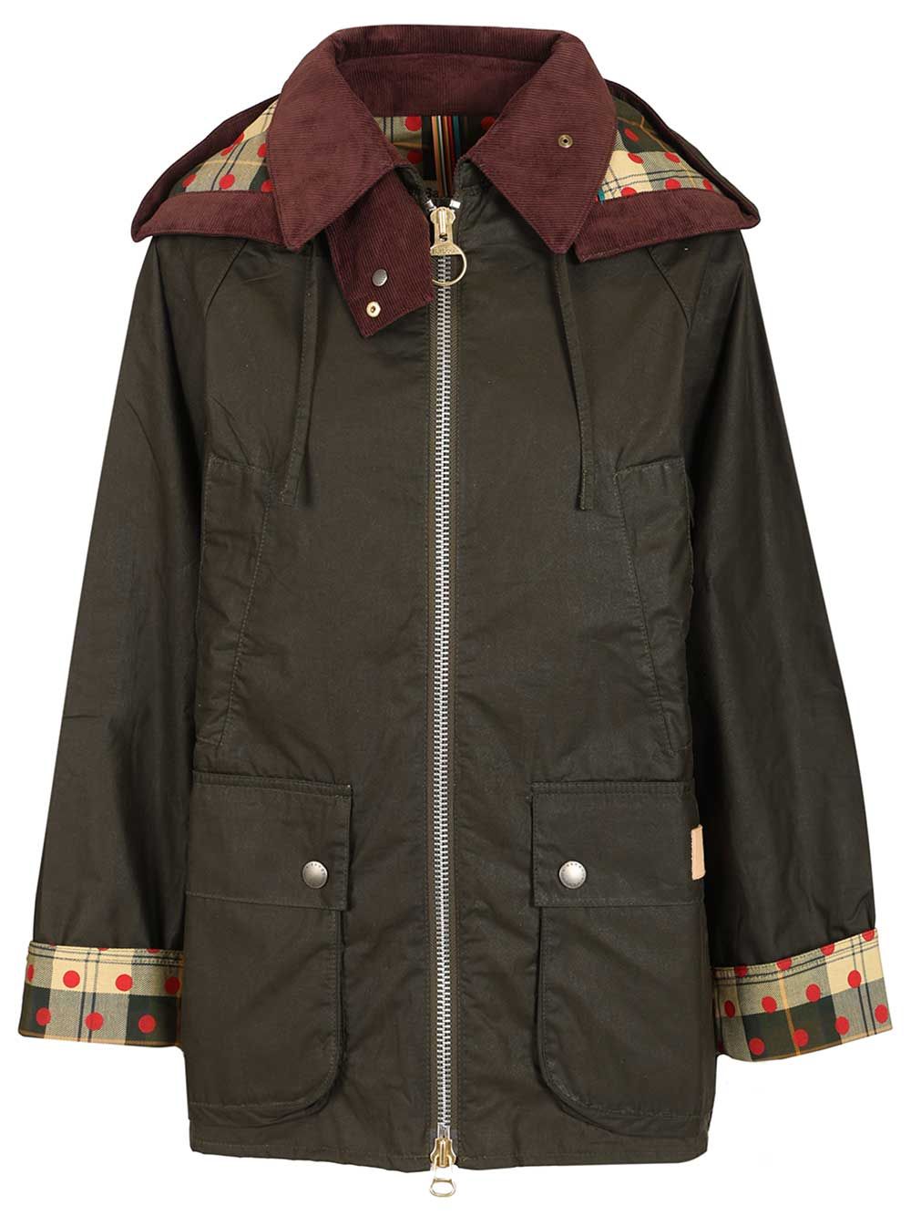 Barbour X Paul Smith Bedale Jacket With Hood Jackets - Green | fec193bef1a230a83eb76c438e566cb220f14d03