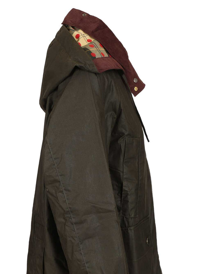 Barbour X Paul Smith Bedale Jacket With Hood Jackets - Green | bbabaef96acc2531c36049c0ecb7959f029e4b4e