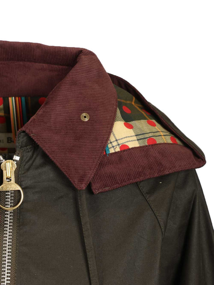 Barbour X Paul Smith Bedale Jacket With Hood Jackets - Green | b90998840fafdfe74a446438e77fbdfc50907b61