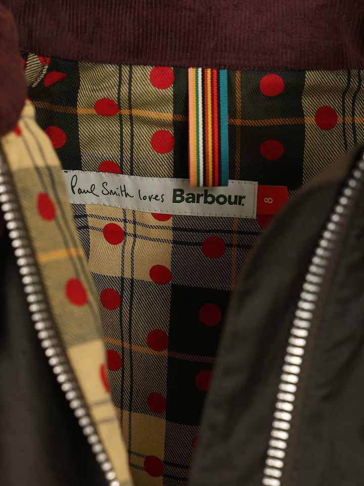 Barbour X Paul Smith Bedale Jacket With Hood Jackets - Green | 1d43819fa589cf9fa9aa786df727127a9b1a779f