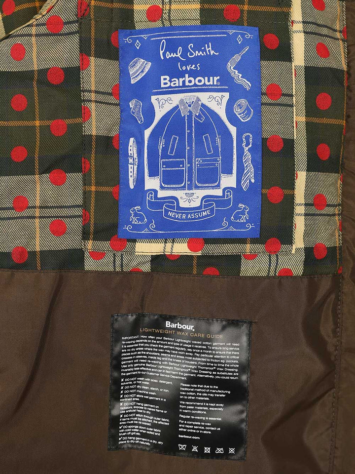 Barbour X Paul Smith Bedale Jacket With Hood Jackets - Green | 40a33938f956d37099d8c64f5e6fb20e2144308a