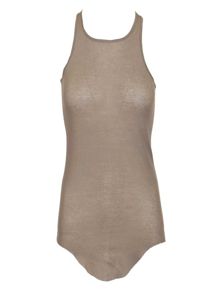 Rick Owens Cotton Top Tops - Beige | 5be26453e55ad4c55160e96f108ae1216d62ede5