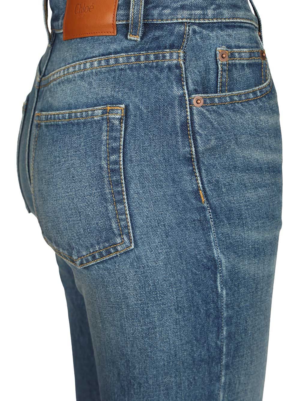 Chloe' Flared Jeans - Blue | b94d5345cb05126d070ccaa875547c0857e5ae28