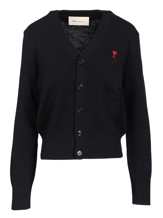 Ami De CœUr Cardigan Knitwear Blue