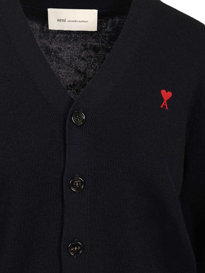 Ami Ami De Cœur Cardigan Knitwear - Blue | db4a03ac135ffed1a42f8fd58ad5d9cc64959e70