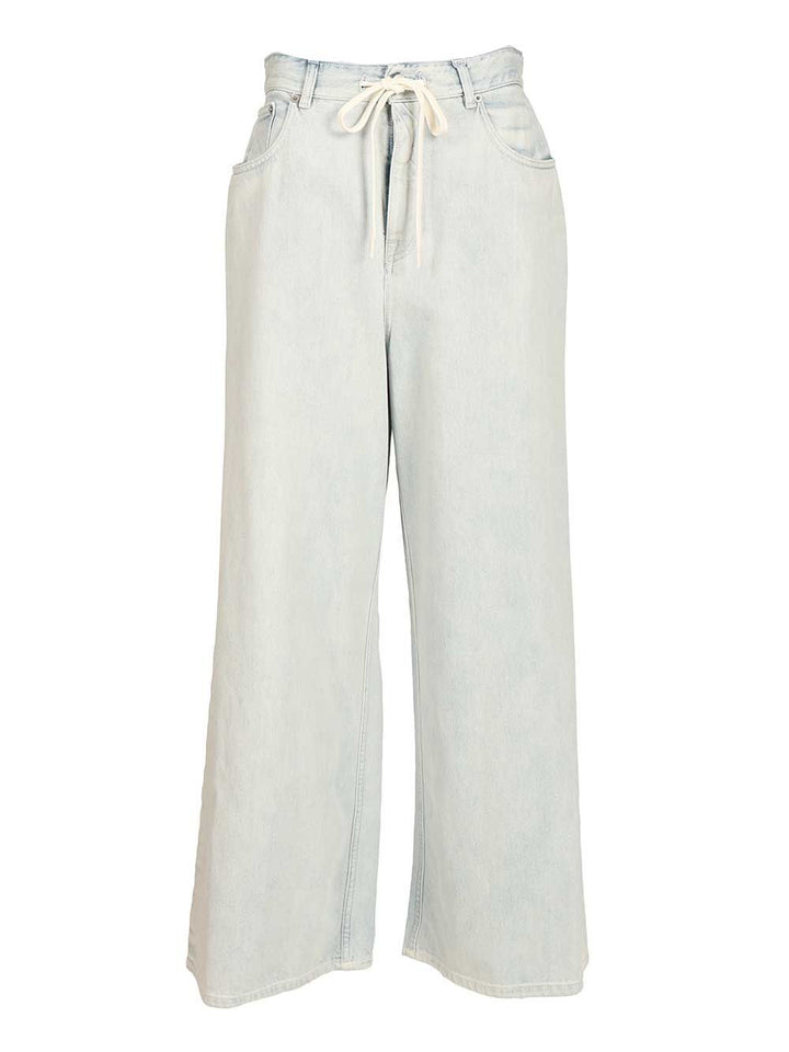 Mm6 Maison Margiela Wide Leg Jeans - Light blue | f0321ce212cc941c5be1ea97745d2444d44d65ad