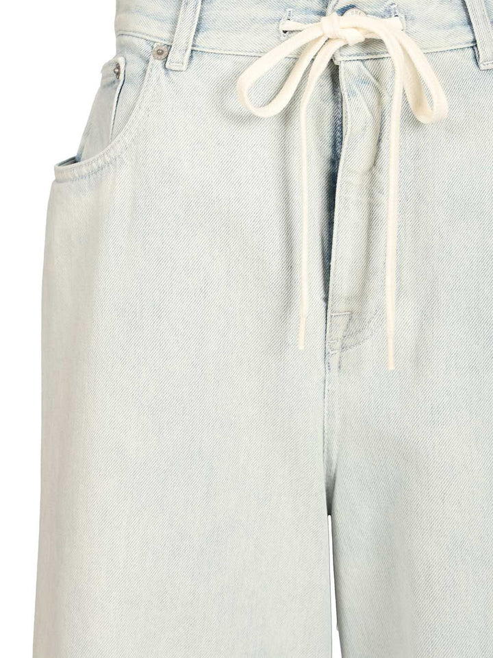 Mm6 Maison Margiela Wide Leg Jeans - Light blue | 1c95788df2116337ca4a844da1ebaf6cc3357396