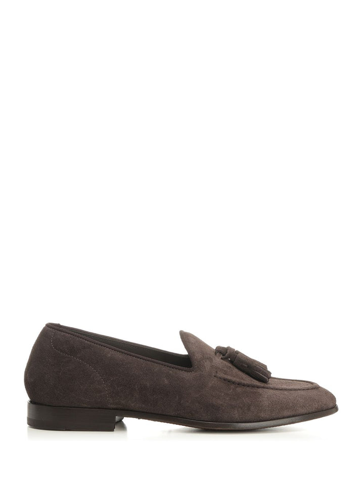 Al Duca D'Aosta 1902 Suede Moccasin Loafers - Brown | 8bd774835a6d84dbedcc1d378d669ba595bc5adf