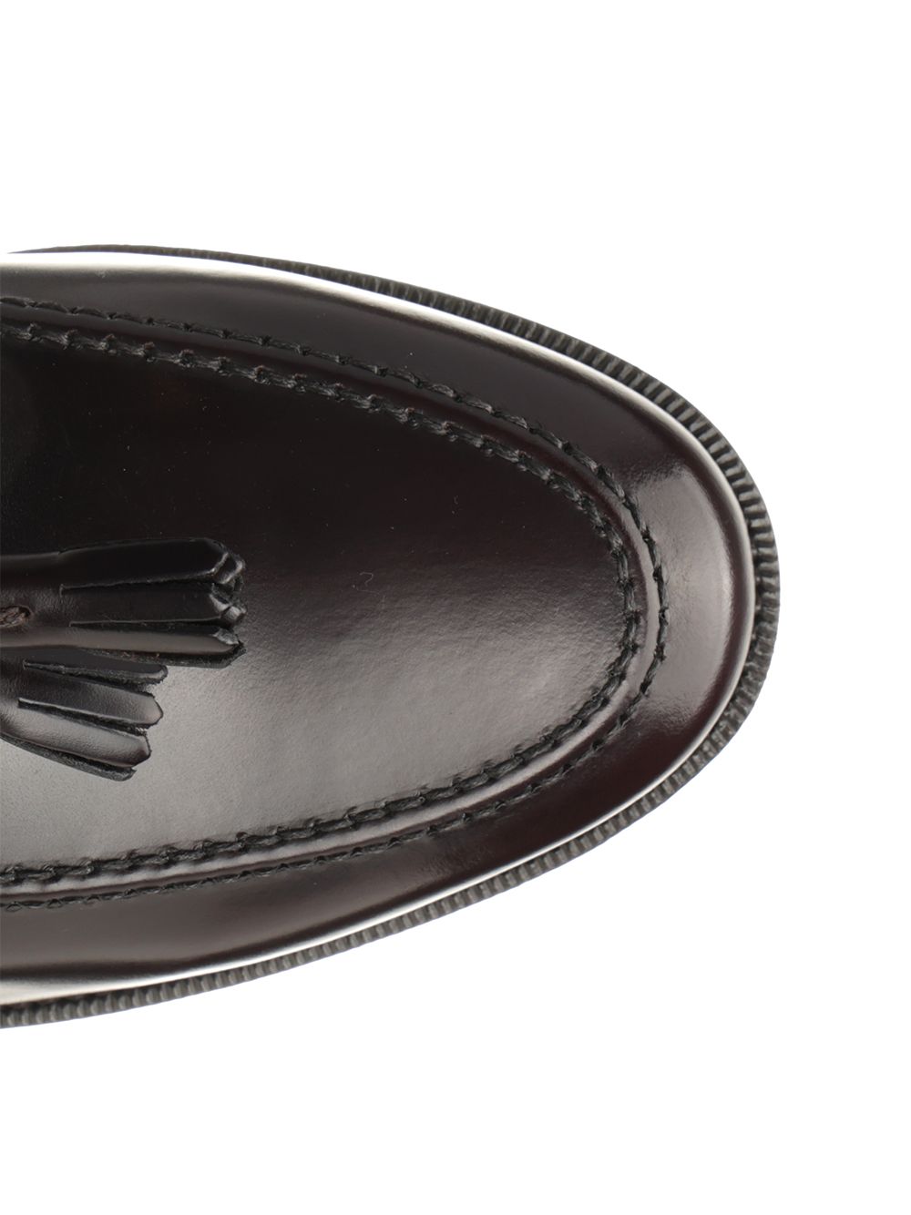 Al Duca D'Aosta 1902 Shiny Leather Moccasin Loafers - Bordeaux | 6b0ec0b6ad2b2b28184484aed0b7aa849a3a9891