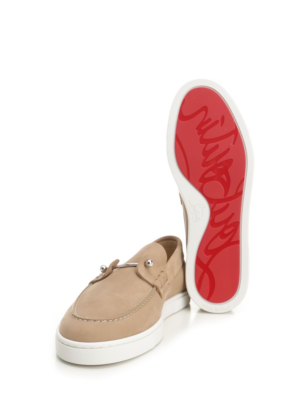 Christian Louboutin Chambeliboat Moccasin Scarpe basse - Beige | 6c2ecedce5270d33a277acb132bf6291e9536697