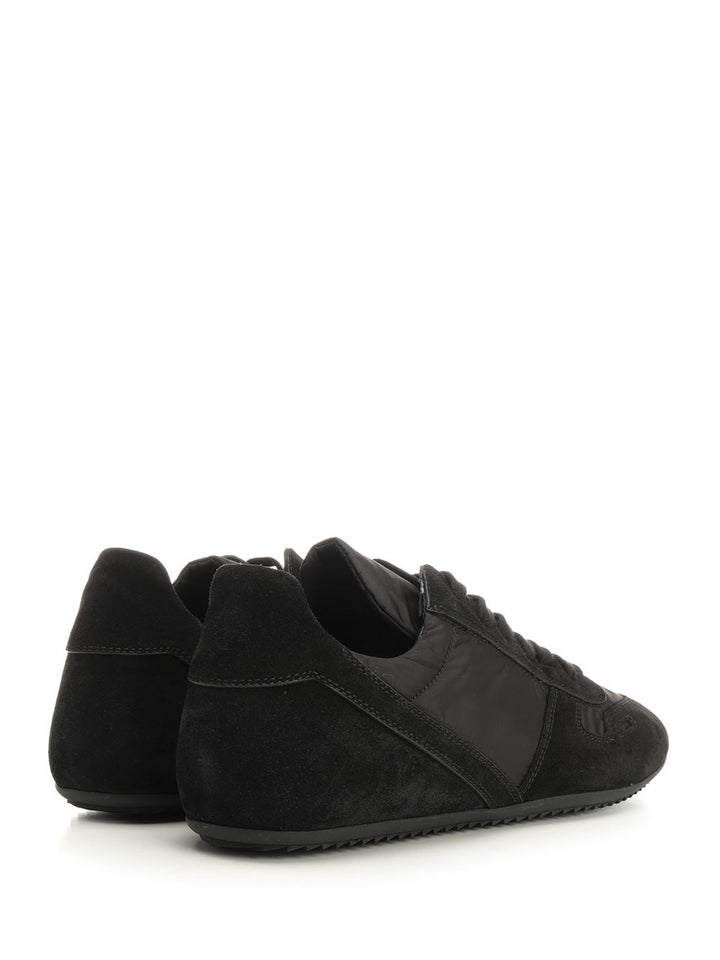 Rick Owens Minimal  With Suede Sneakers - Black | 3f845d8ecec98c2ebd6e4e14101a938200d317eb