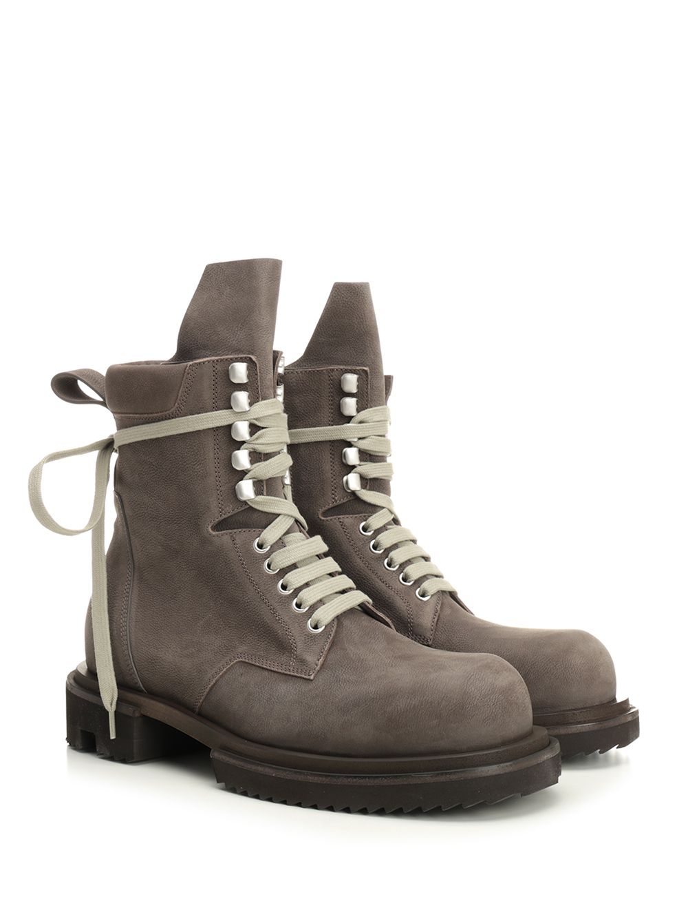 Rick Owens Low Army Gabe Ankle Boots - Brown | 73264cf3081b873e68a41bd1010e5a3a4b16bb44