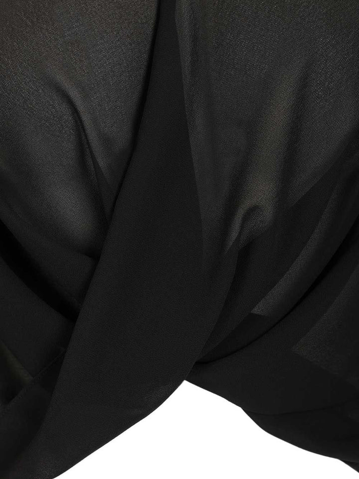 Mm6 Maison Margiela Long-Sleeved Top Tops - Black | 637e3c508f430183a31e273b55fa0bd3813ffb8b