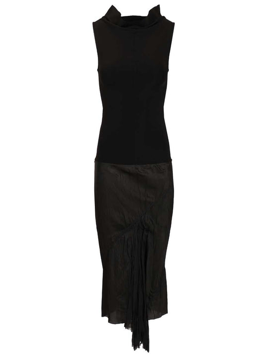 Sliced Dress Dresses Black