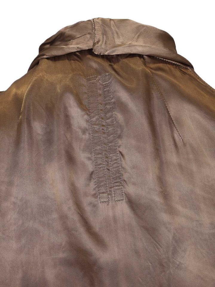 Rick Owens Wrap Gown Dress Dresses - Brown | 64929bd1e8133a42721a63ce5bdf7a74129a5830