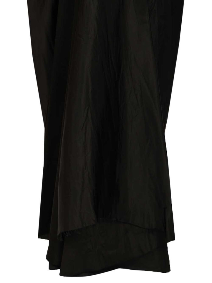 Rick Owens Combo Long Satin Dress Dresses - Black | a0e7c2d8e0ce0794aef481a97733459f246bdfb6