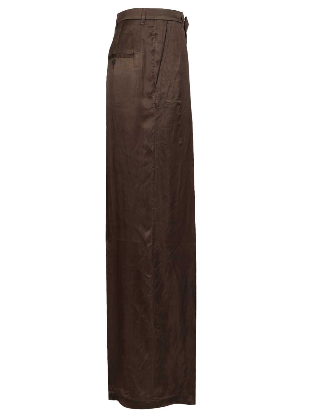 Rick Owens Tailored Firebanks Trousers - Brown | 75edda4704c78085750aeb51d174b14929f0b507