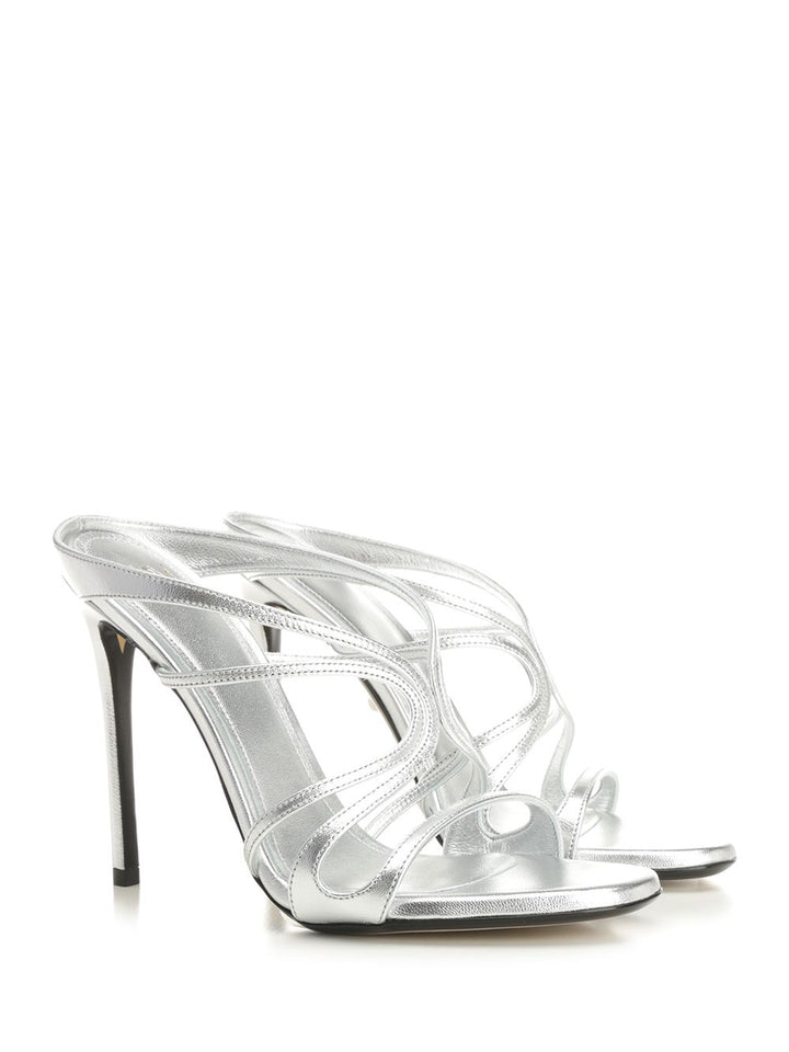 Alevi' Milano Sabot Mony 110 Sandals - Silver | 2e747ac843f83b4fee57107c49437d9f0e27562c