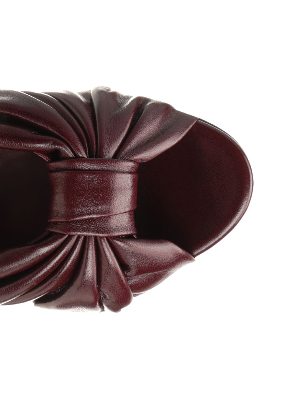 Fendi Slides In Shiny Nappa Leather Sandals - Brown | db256aaae9341c4cafb0bf80686dcf3abd0ffa3a