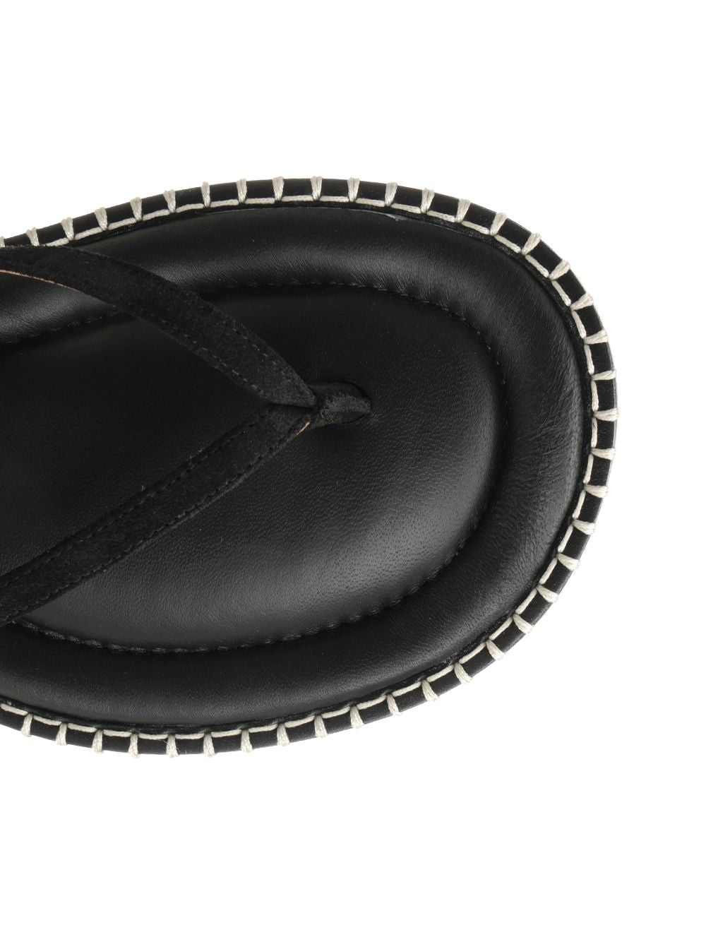 Dries Van Noten Leather Flip-Flops Scarpe basse - Black | 592da1995b91696653f94c81711afcbc2588b1c3
