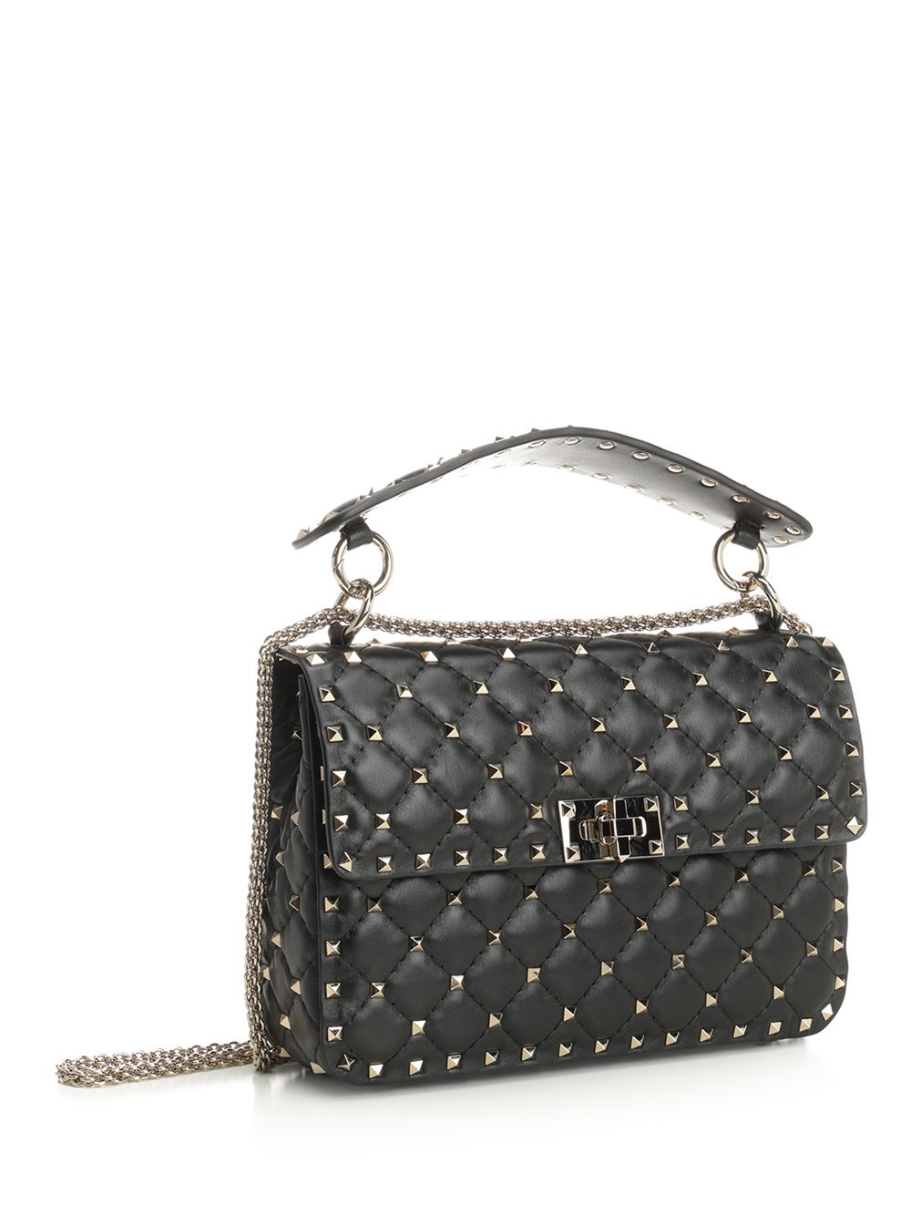 Valentino Garavani Rockstud Spike Shoulder Bags - Black | 3d98d89111d71eff9f77b036be38b65149c591c0