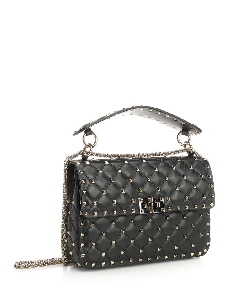 Valentino Garavani Rockstud Spike Shoulder Bags - Black | 3d98d89111d71eff9f77b036be38b65149c591c0