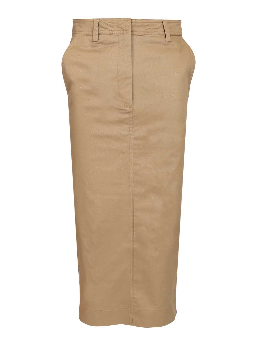 Thelatest Woman Skirts - Beige | 823bbdc4b64274139c34921d1c9f99396b4925d1