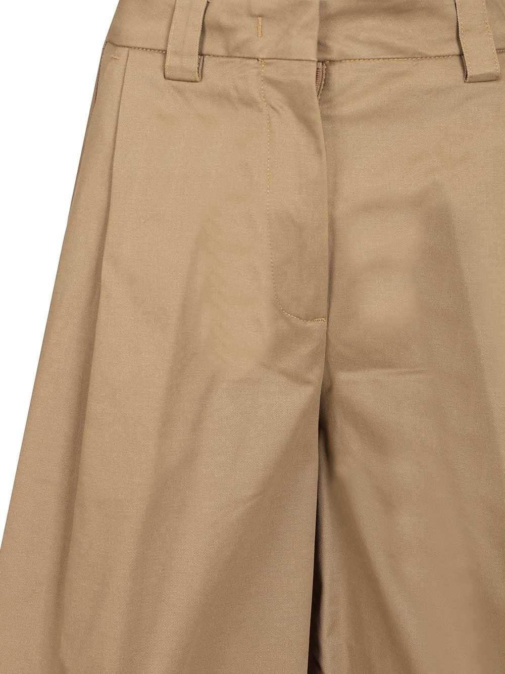 Thelatest Dakota Trousers - Beige | 596c32eb5d7e92f4f264330a747fa10fb64619b7