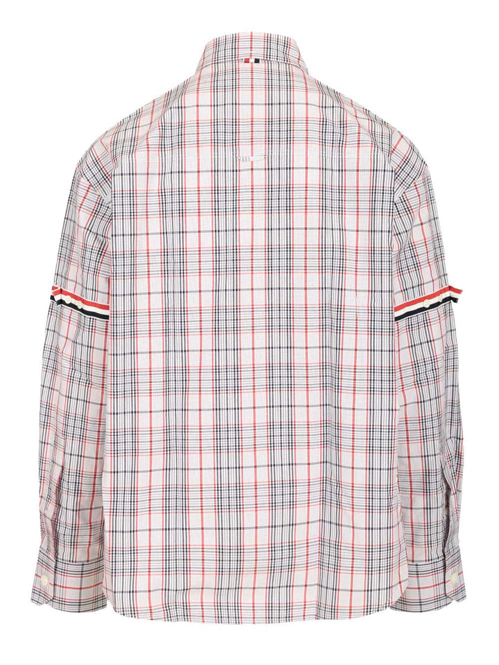 Thom Browne Oversized Cotton Poplin Shirt Shirts - Rose | 2a917dc3718e3c3436f4151702cbdf00fd756ff6