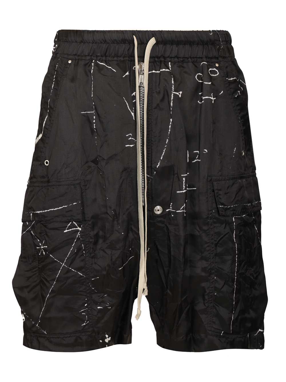 Rick Owens Cargobela Shorts Trousers - Black | 23ce28cc66a90d87ebaf683ff01e0e7c56f671ec