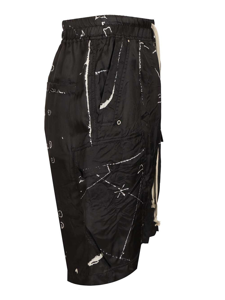 Rick Owens Cargobela Shorts Trousers - Black | 69bf3dfdb5c86dfa951c2718f99e65a1704d1643