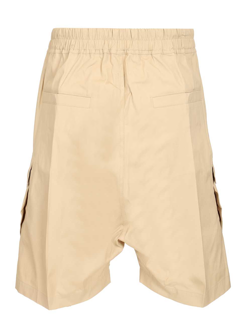 Rick Owens Cargobela Shorts Trousers - Beige | 9aacbd7aee6e2e1f70a89278871883180dc5640c