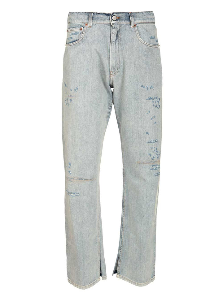 Mm6 Maison Margiela Regular Fit Jean Jeans - Light blue | d5edbb91d46a879ddc46c056ede9bf532d353d6b