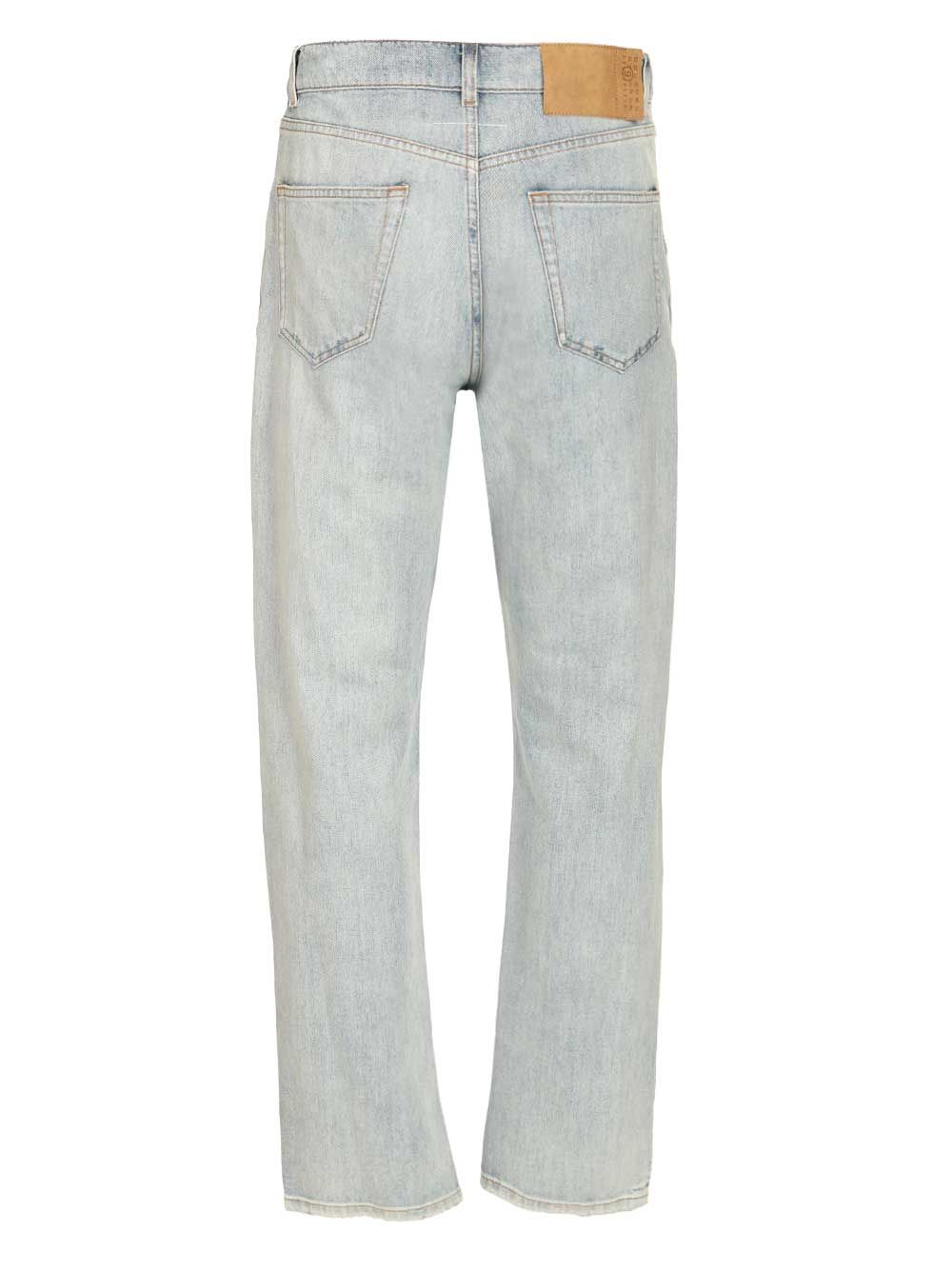 Mm6 Maison Margiela Regular Fit Jean Jeans - Light blue | 85a85ea03fce39df778d3efac4ce2e7edcfafcea