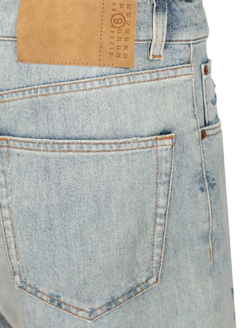 Mm6 Maison Margiela Regular Fit Jean Jeans - Light blue | 856688043ea05f9d56d453921765c76399a28c5c
