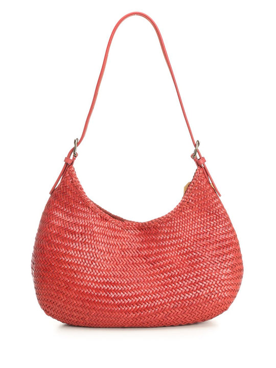 Half Moon Shoulder Bags Red