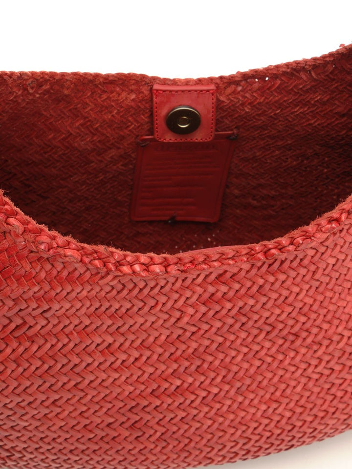 Dragon Diffusion Half Moon Shoulder Bags - Red | d7bf4661f64c711a40d6f6505453671af8d274d6