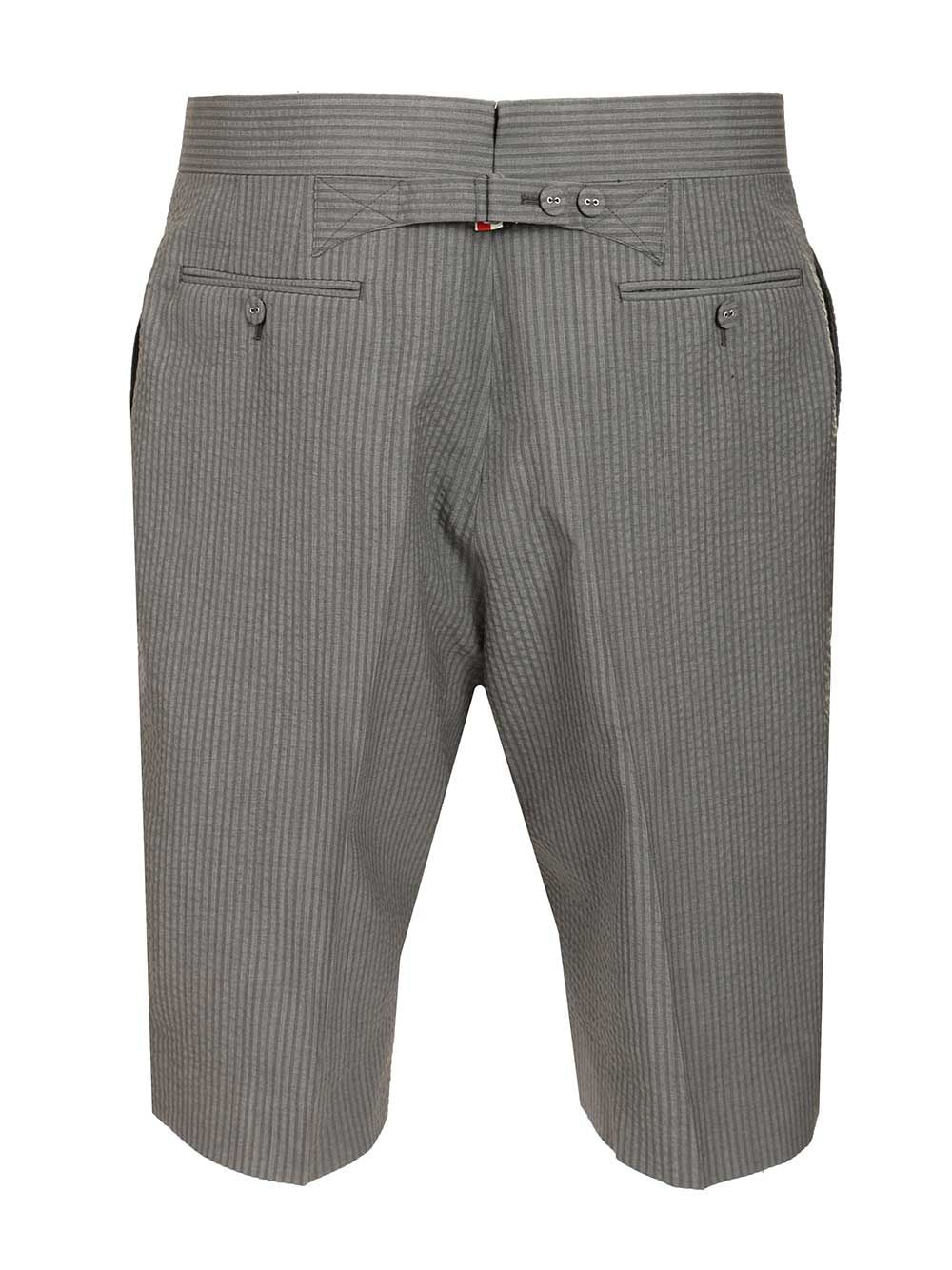 Thom Browne Seersucker Shorts Jackets - Grey | 5ebcecbdbcd3b7028ad44658d7e2fb8c40aa6182