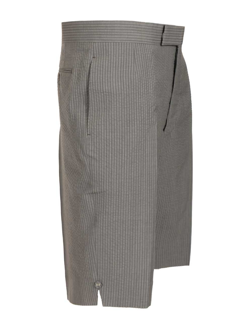 Thom Browne Seersucker Shorts Jackets - Grey | 42466b76400edba3cc6589939b631683721b7799