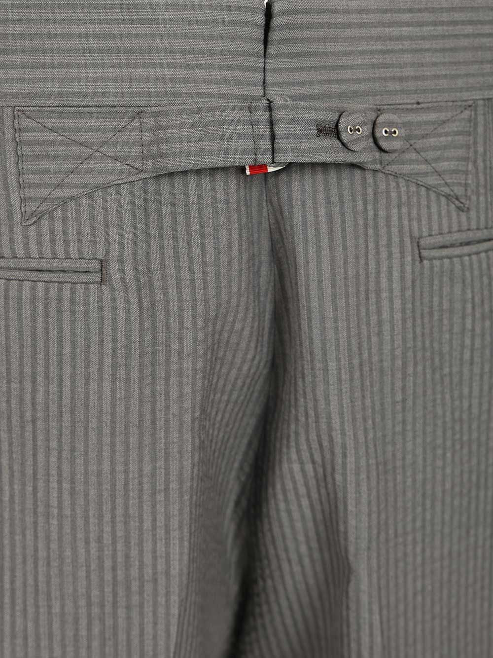 Thom Browne Seersucker Shorts Jackets - Grey | 1d433bca6a61e85bbec03867de7e0d351f723c2c