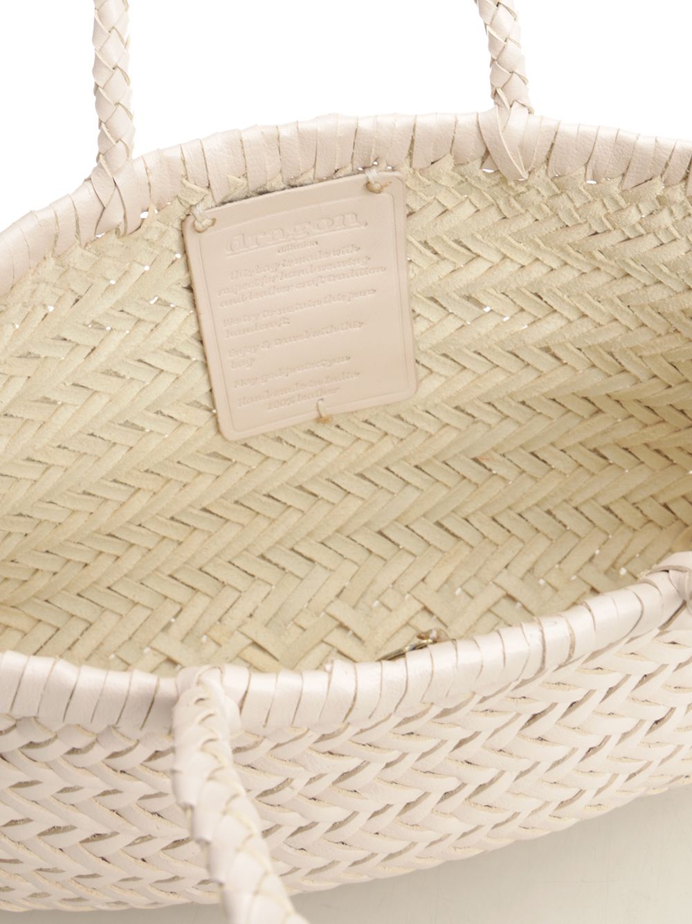 Dragon Diffusion Mini Flat Gora Handbags - Beige | 84e2e1236cd8135a724fc586ca38a2b8ce0a2d57