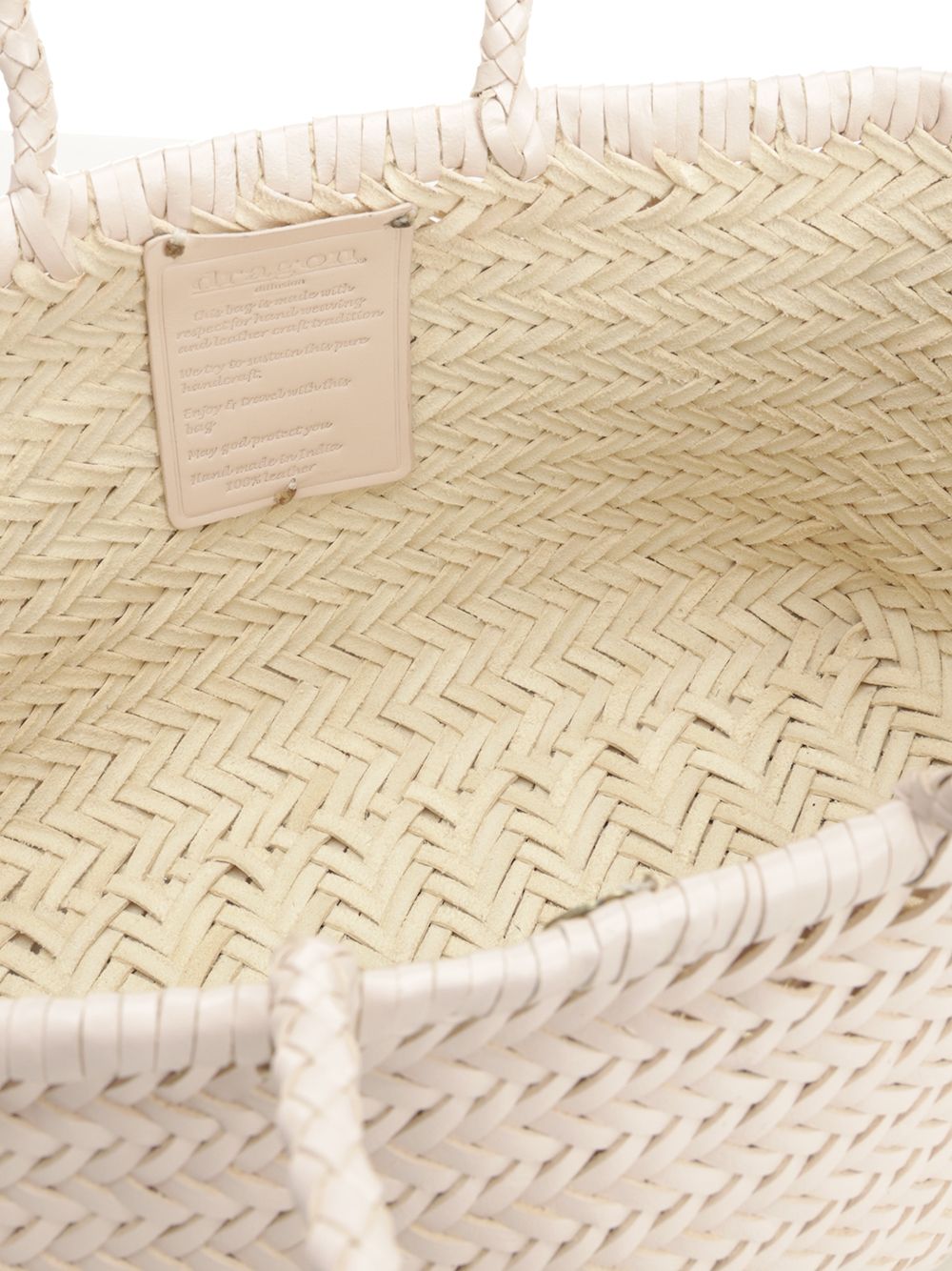 Dragon Diffusion Bamboo Triple Jump Small Bag Handbags - Beige | 196c87739687207cdccf40365a3033073a039742